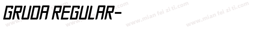 Gruda Regular字体转换
